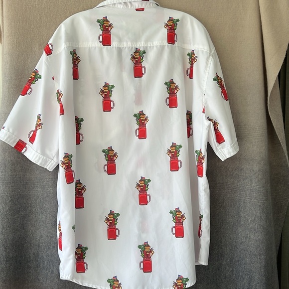 RSVLTS The Roosevelts Dare Mighty Things Bloody Mary Button Down Shirt - Picture 4 of 4